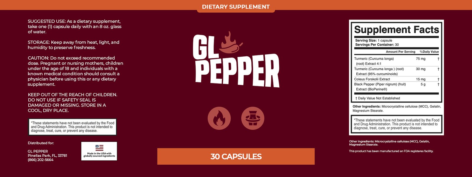 GLPepper Label